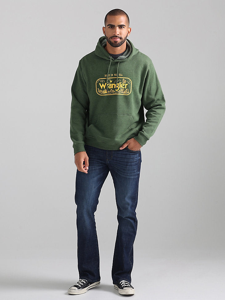 Sale ✨Wrangler Born in USA Hoodie Green