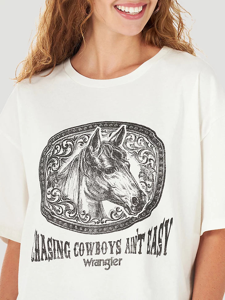 Chasing Wrangler Retro Crop T-Shirt