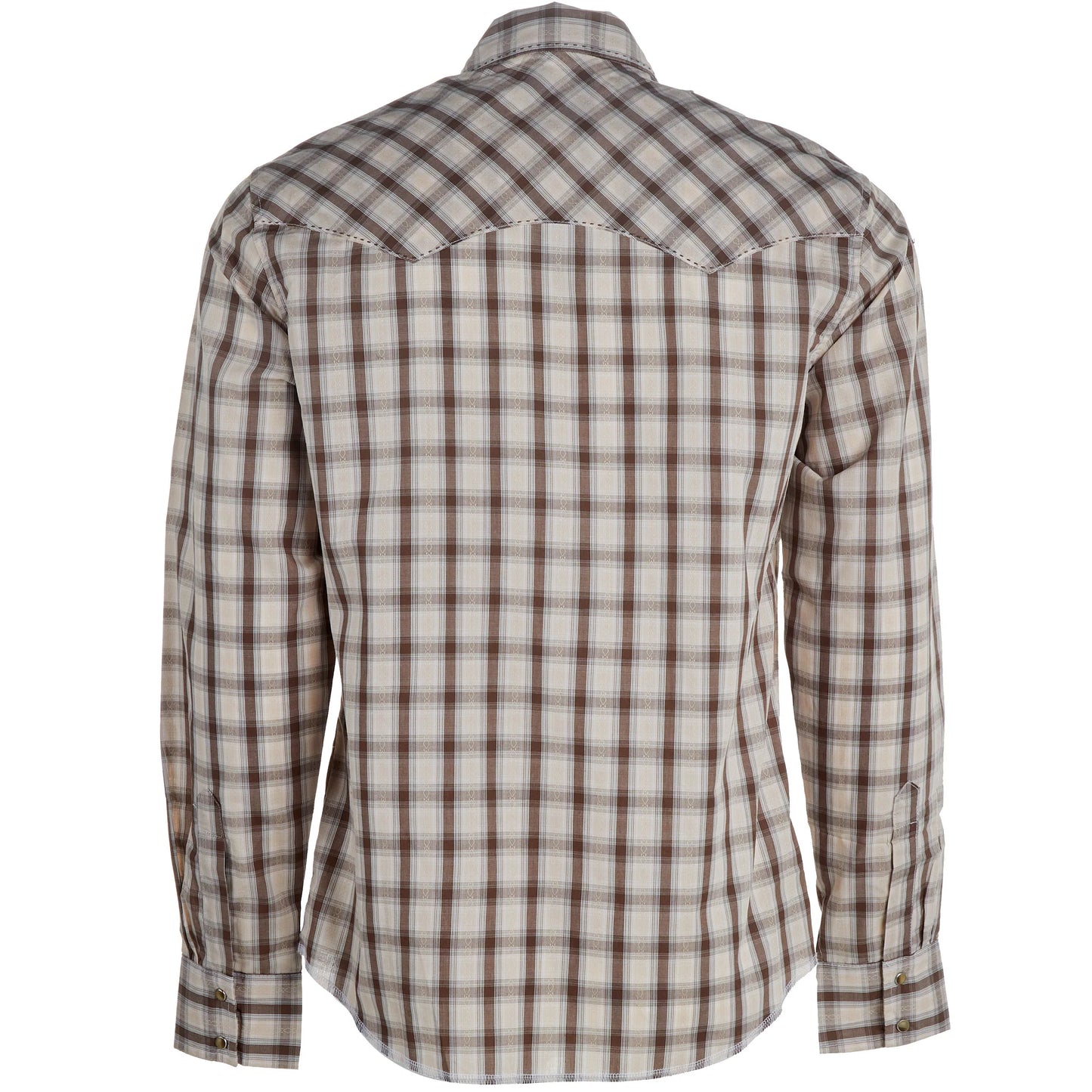 Wrangler Western Snap Brown