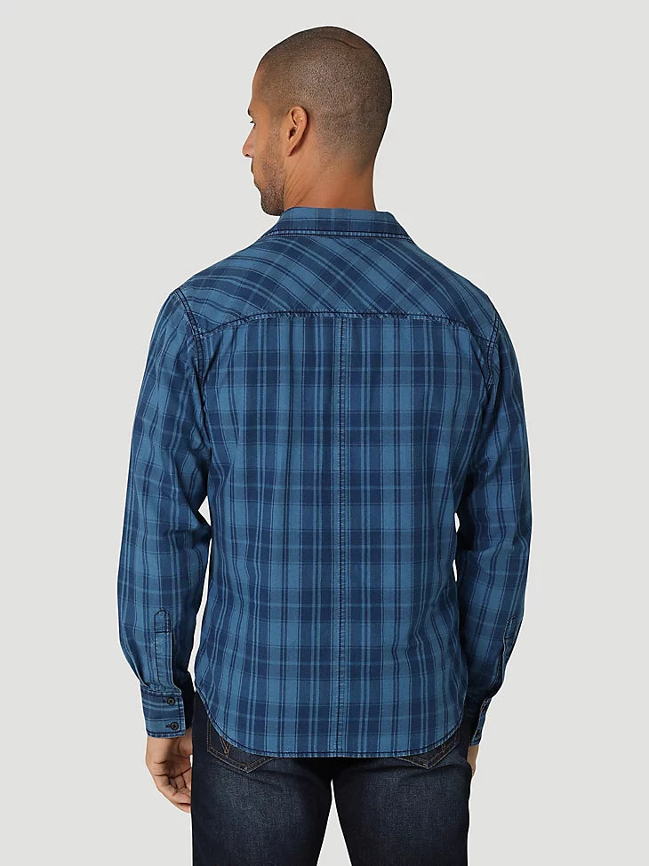 Wrangler Indigo Men's Button Up