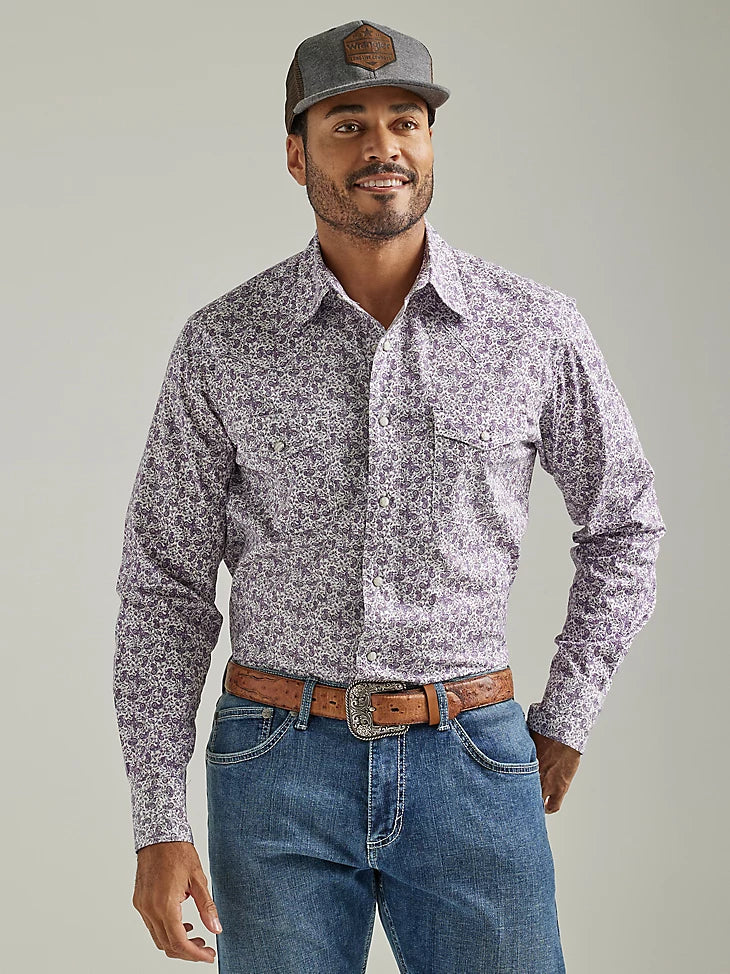 Wrangler sales paisley shirts