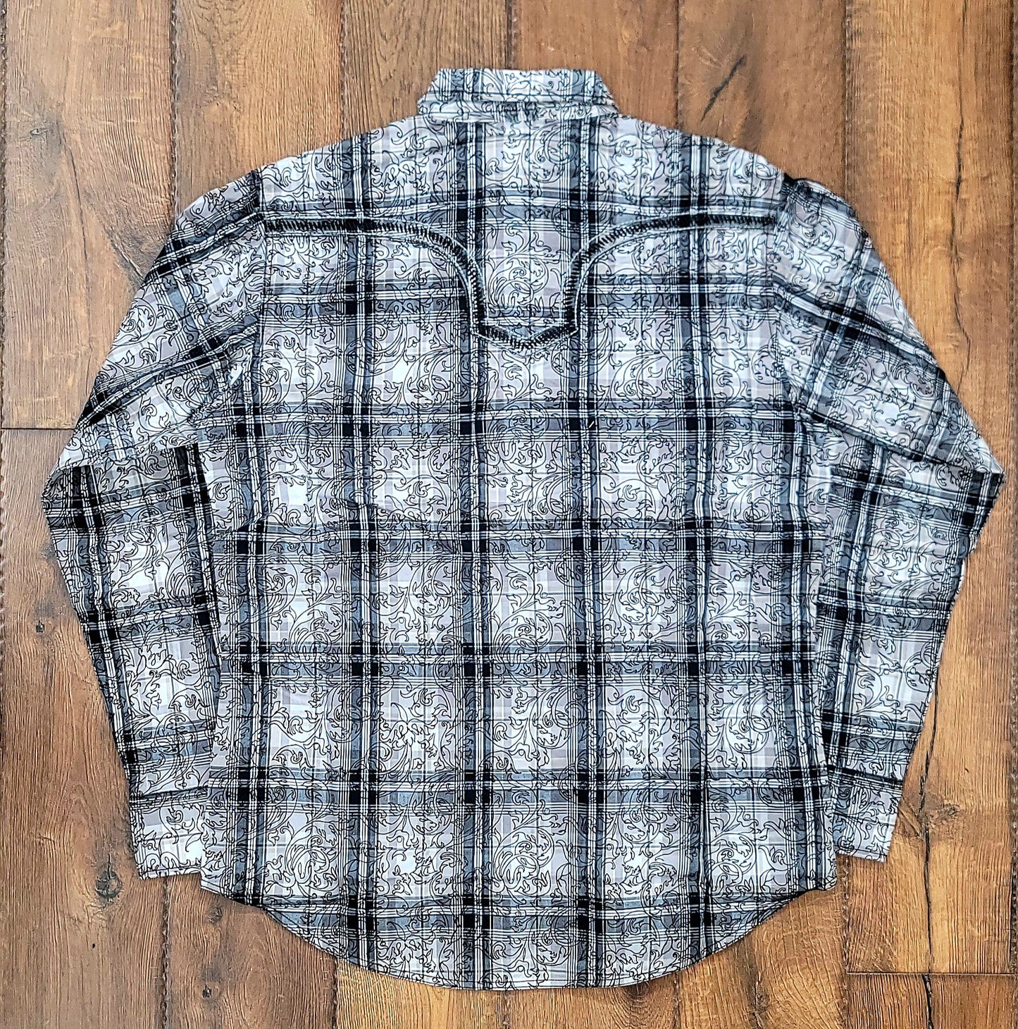 Final Sale✨Wrangler Rock 47 Black Stitch