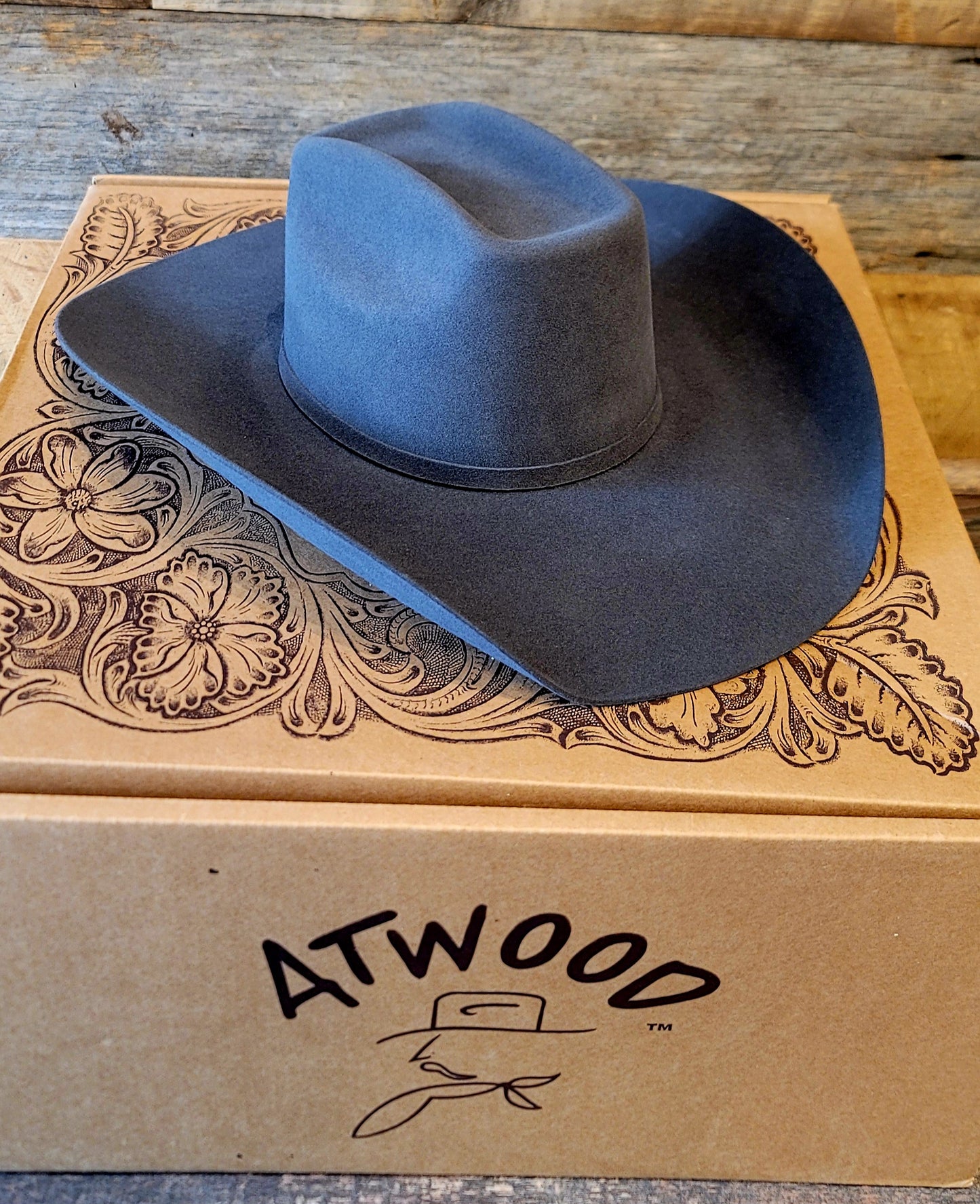 Atwood Steel Grey Kaycee Cash 5X Cowboy Hat