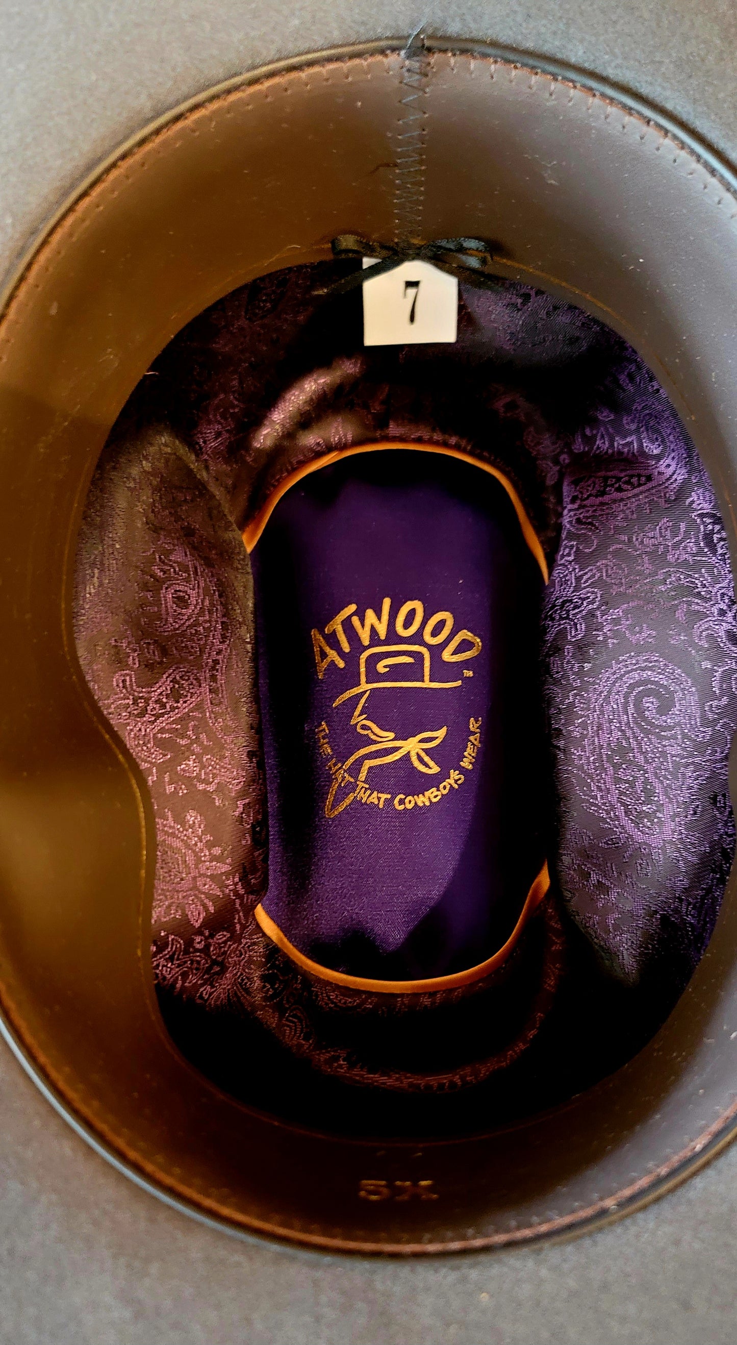 Atwood Steel Grey Kaycee Cash 5X Cowboy Hat