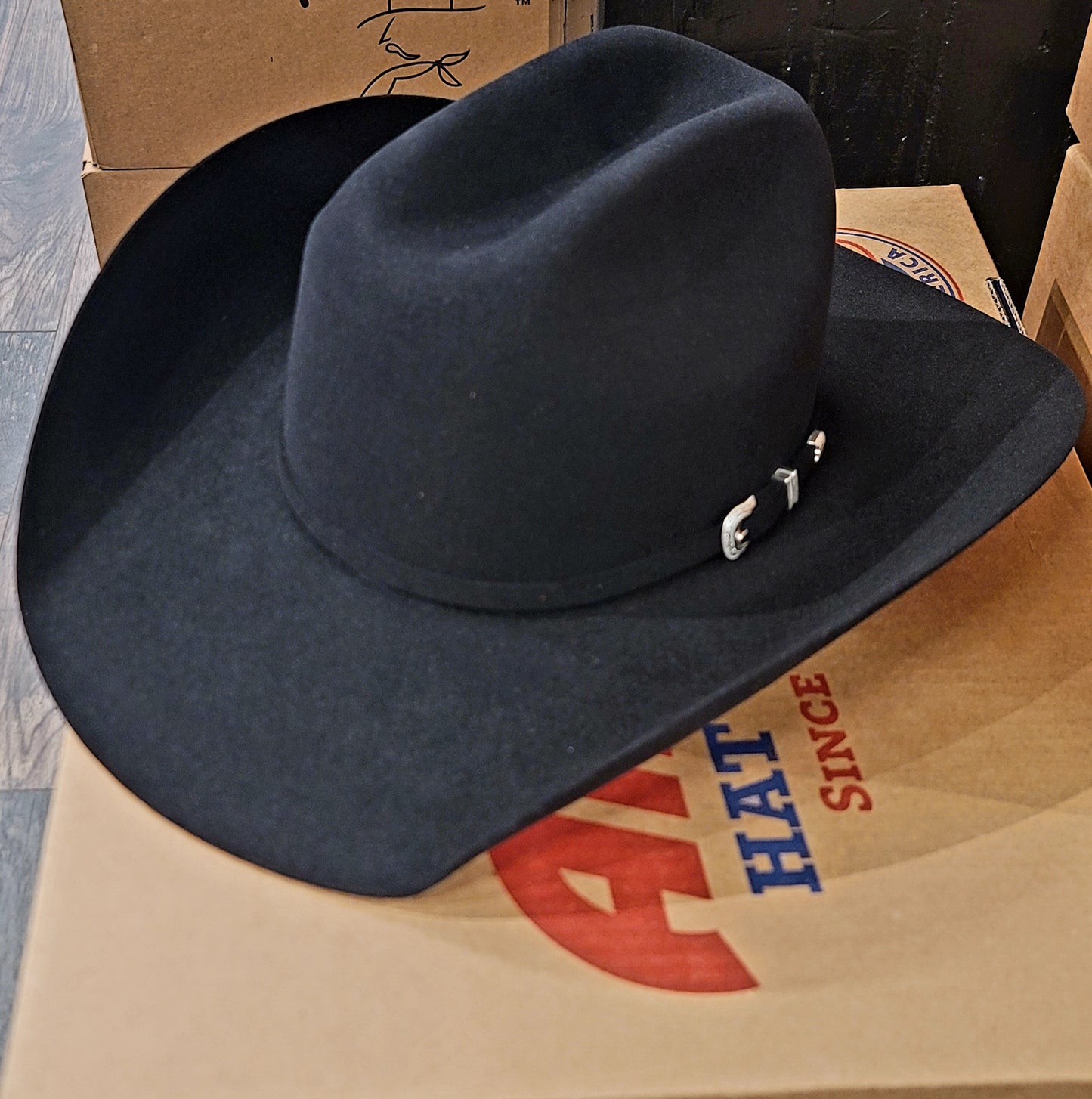 American Hat Co 7X Black