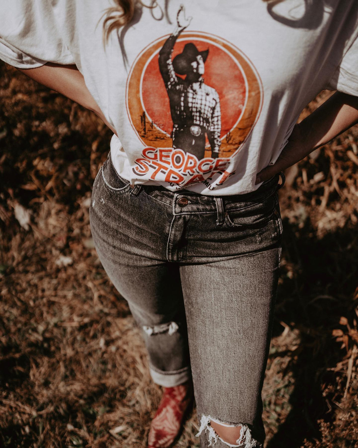 Final Sale ✨ Wrangler George Strait Boxy Cropped T-Shirt