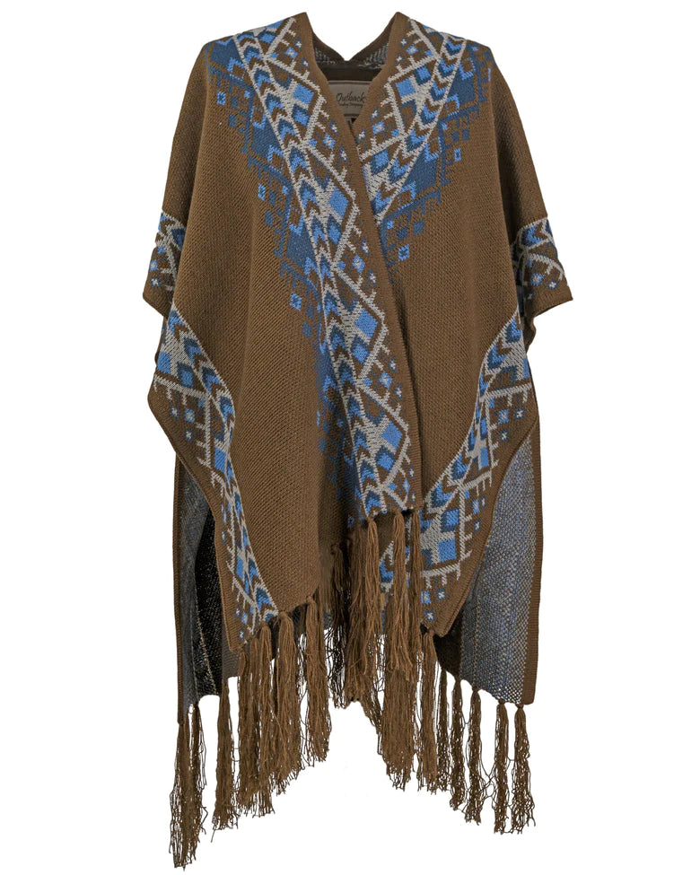 Jillian Serape Brown Women's Wrap 40187-BRN
