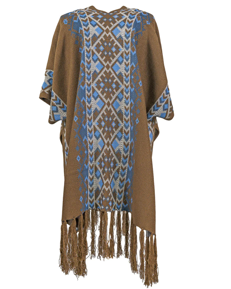 Jillian Serape Brown Women's Wrap 40187-BRN