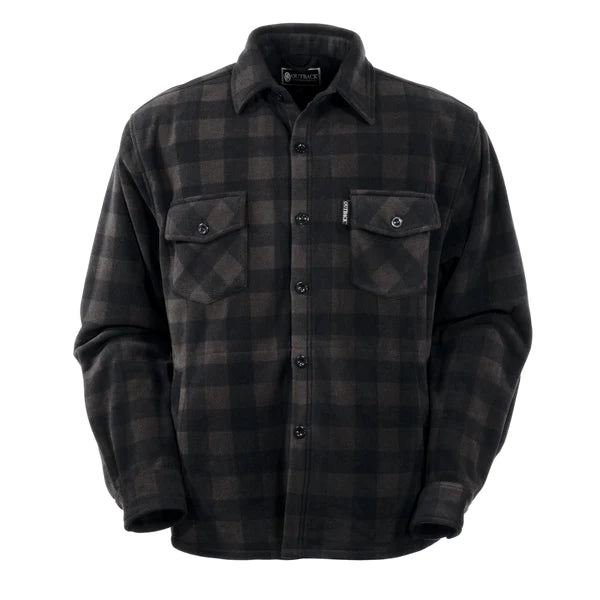 Outback Big Shirt Charcoal/Green
