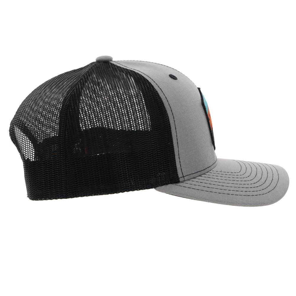 Punchy Grey/Black Hat