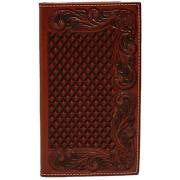 ARIAT tooled rodeo wallet
