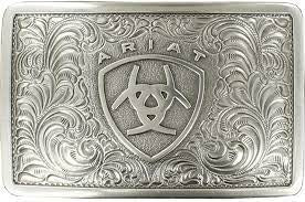 Ariat shield square belt buckle