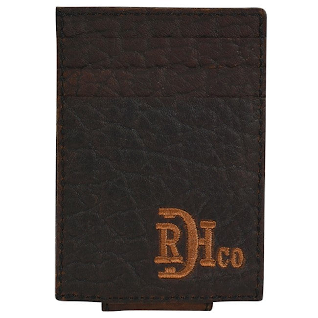 Red Dirt Hat Co Card Case Bison Money Clip