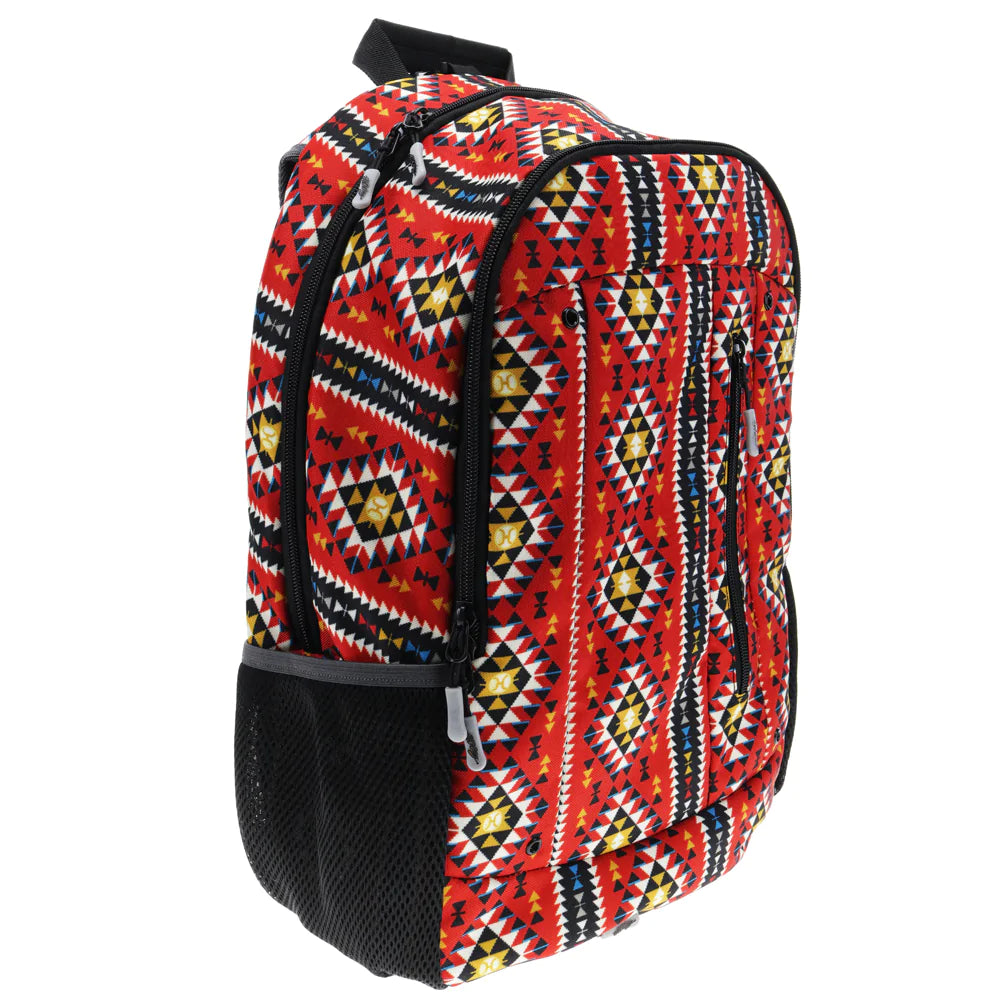 Rockstar Aztec Red/Black Hooey Backpack