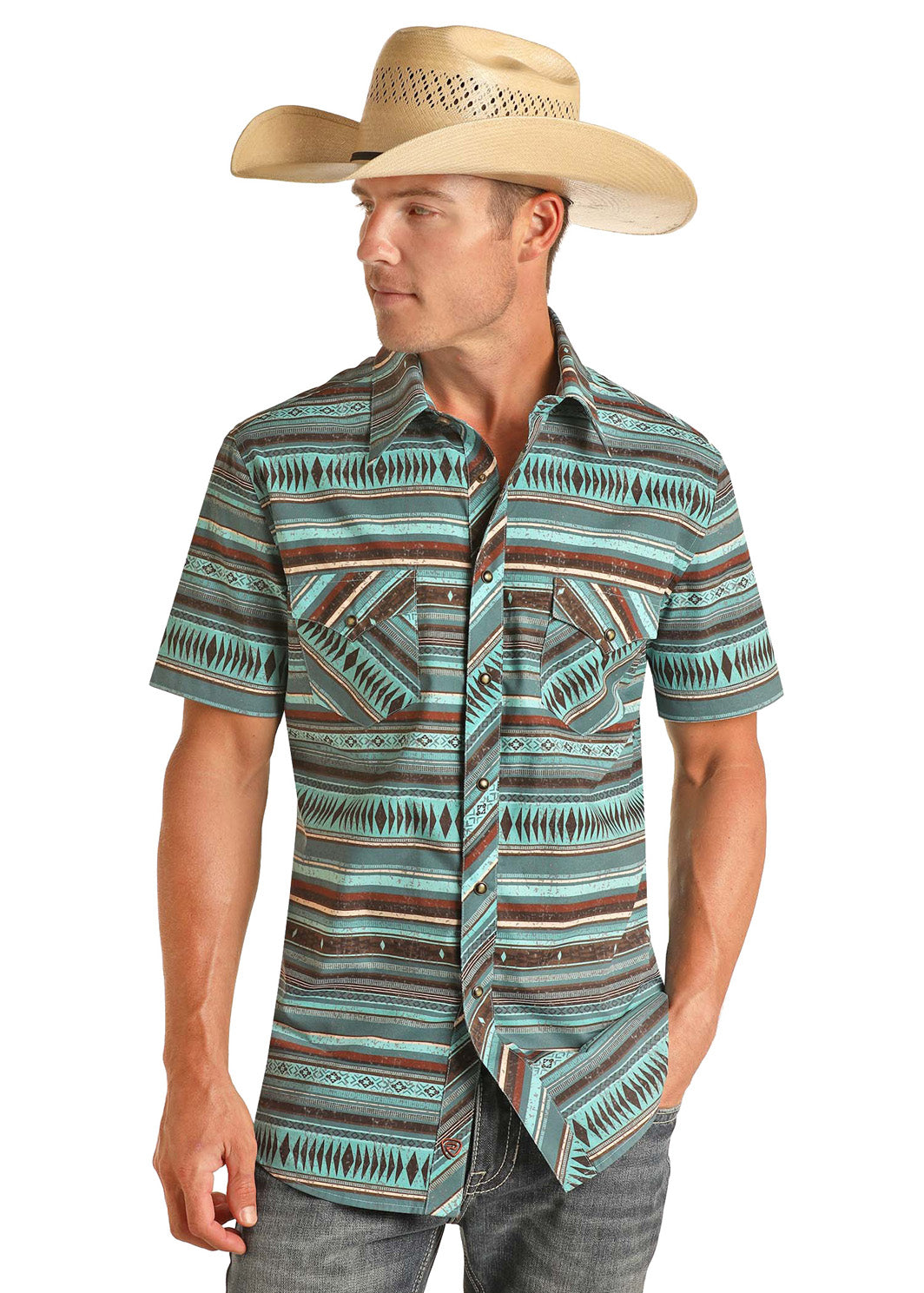 Final Sale ✨ Mike Short Sleeve Snap Up Shirt