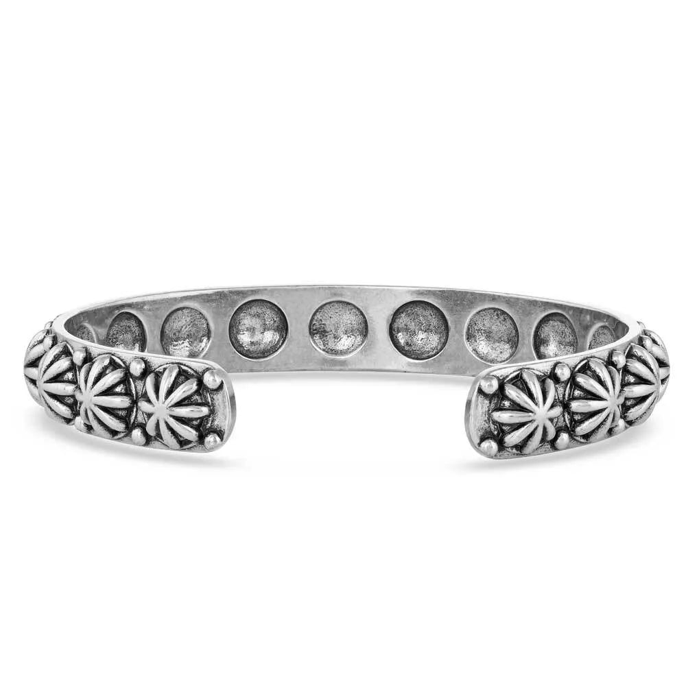 Starlight Starbrite Stone Turquoise Silver Bracelet