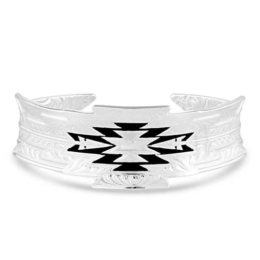 Summer Storm Geometric Cuff Bracelet