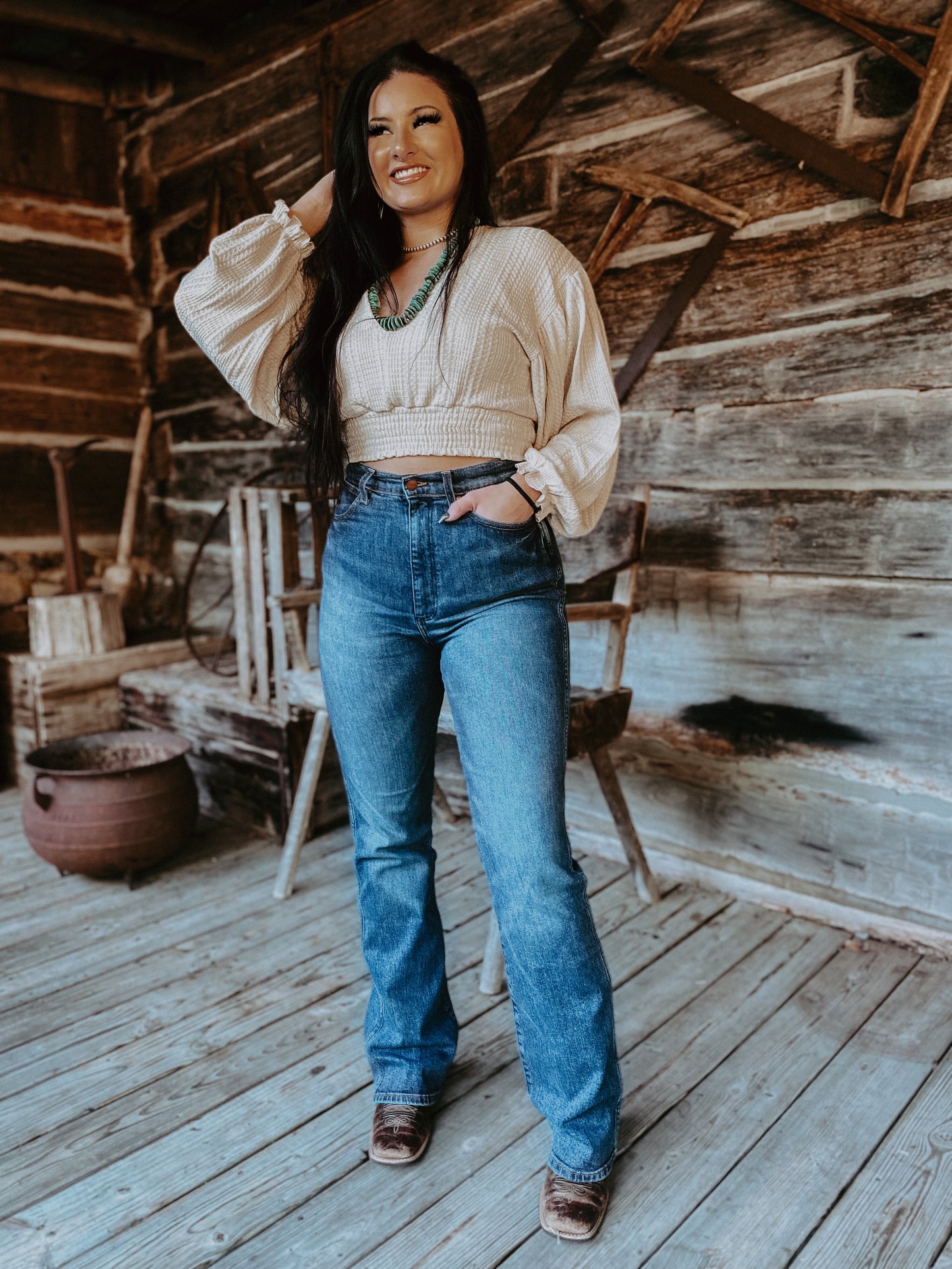 Sale✨Wrangler Vintage Dusty Deep Sea
