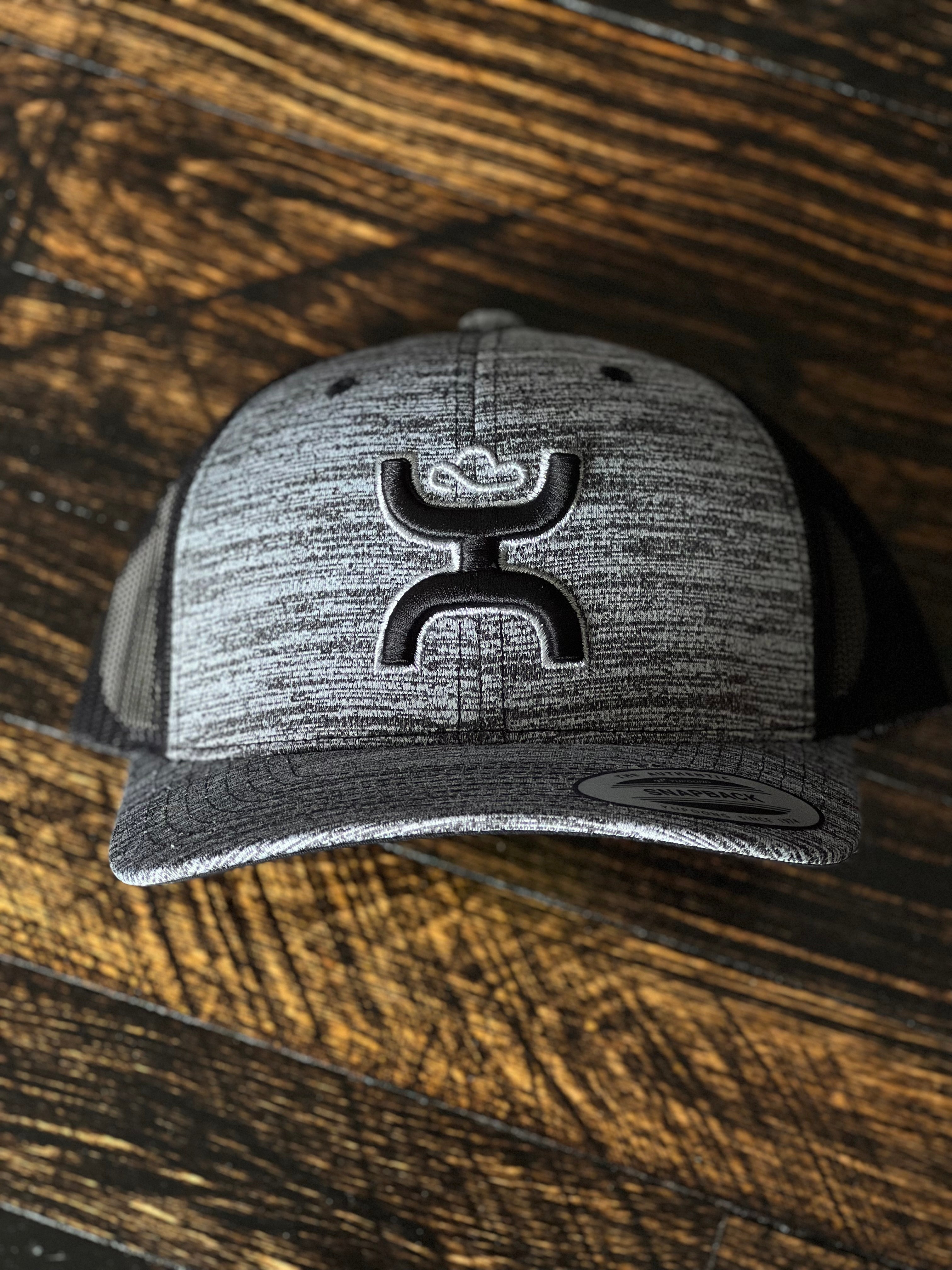 Hooey Blush Snapback Cap Grey/Burgundy