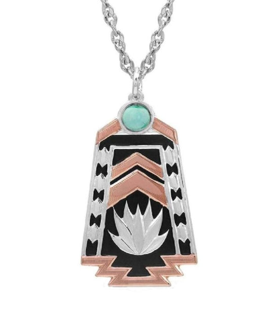Montana Silversmiths Women's Desert Serenade Agave Turquoise Necklace