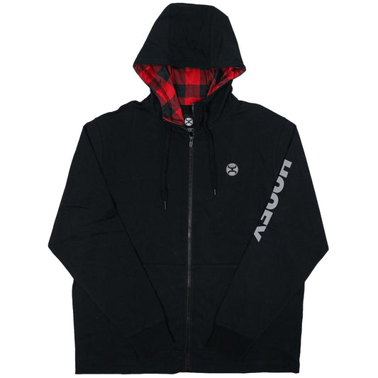 Final Sale  ✨ Hooey Zed Black Full Zip Hoody