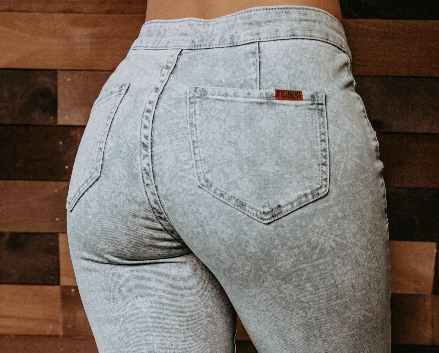 Final Sale ✨ Priscilla Light Wash Printed Women's Bell