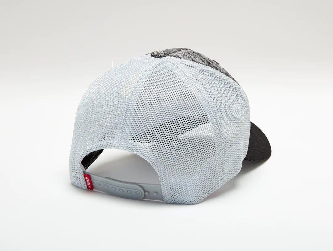 Kimes Ranch Double Trac Grey Trucker Cap