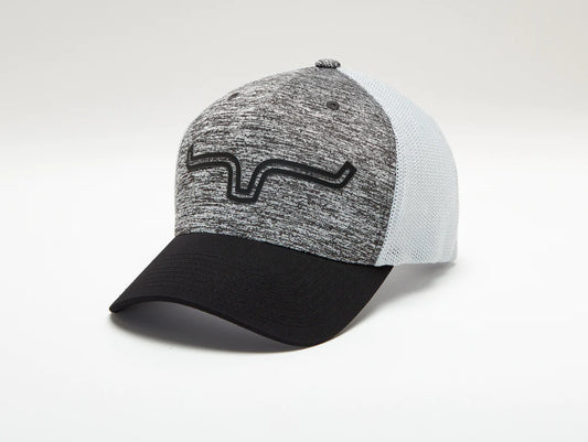 Kimes Ranch Double Trac Grey Trucker Cap