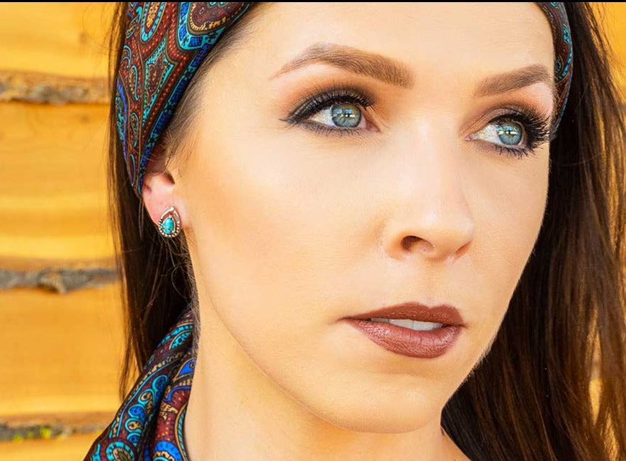 Touch of Turquoise Teardrop Earrings