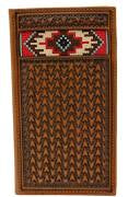 ARIAT Aztec stitched rodeo wallet