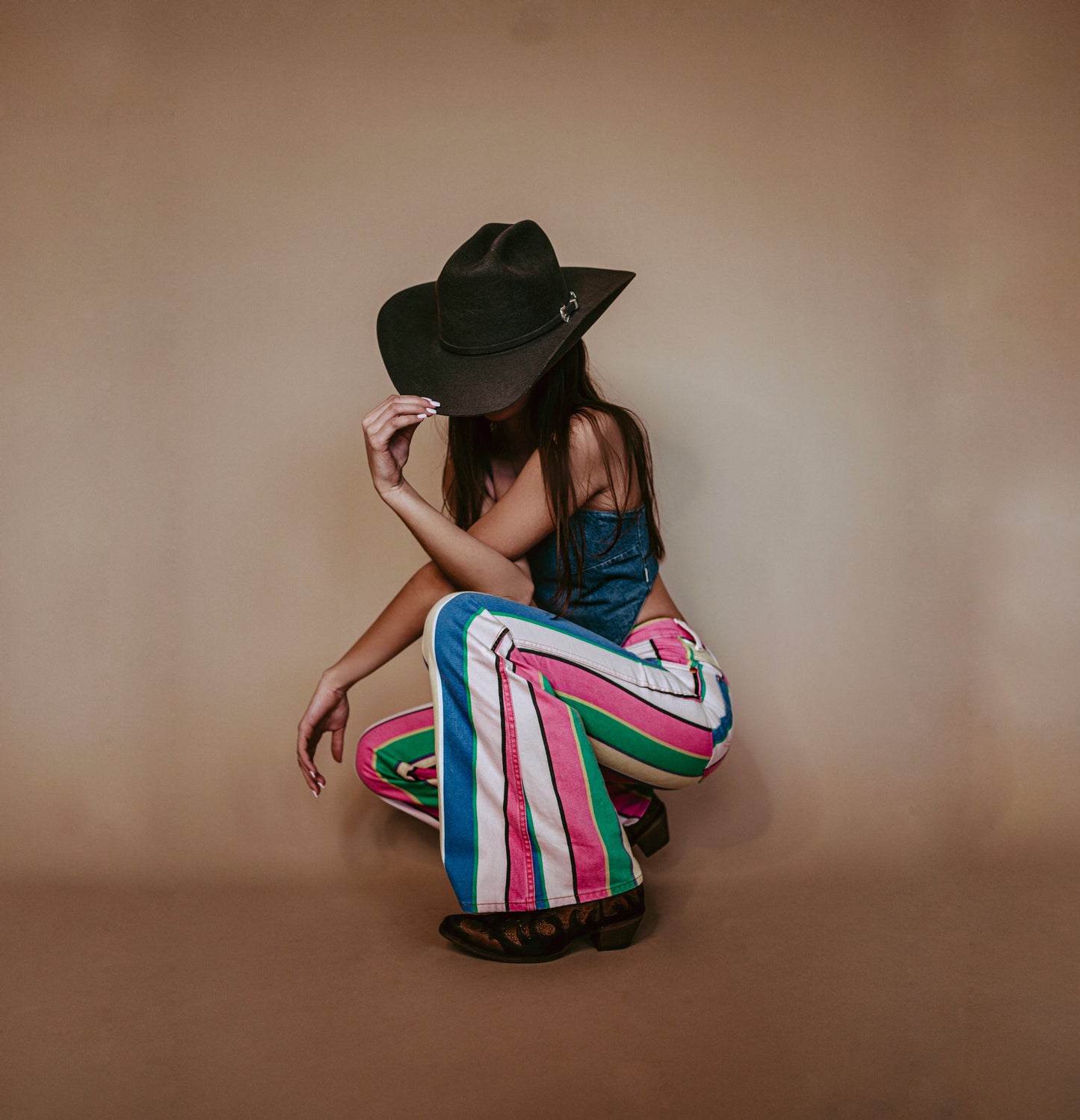 The Brushpopper Vintage Wrangler flares 112334582 women's