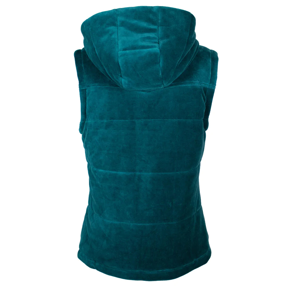 Final Sale ✨Hooey Tess Teal Hooded Vest Women's