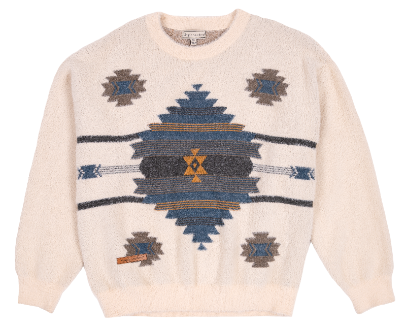 Fuzzy Sweater Tribe Women's Simply Southern