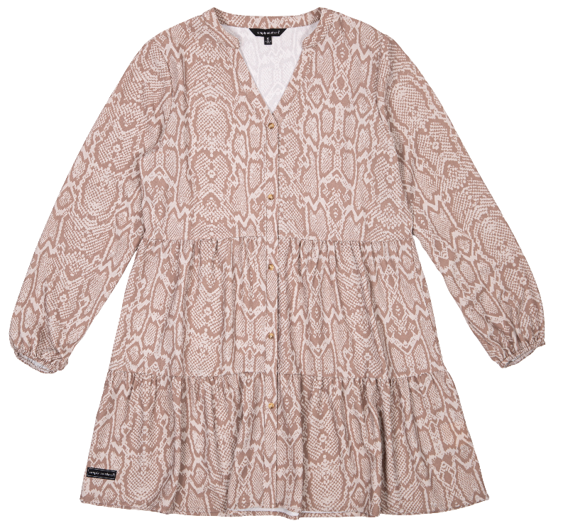Tiered Dress Snake Women's Simply Southern