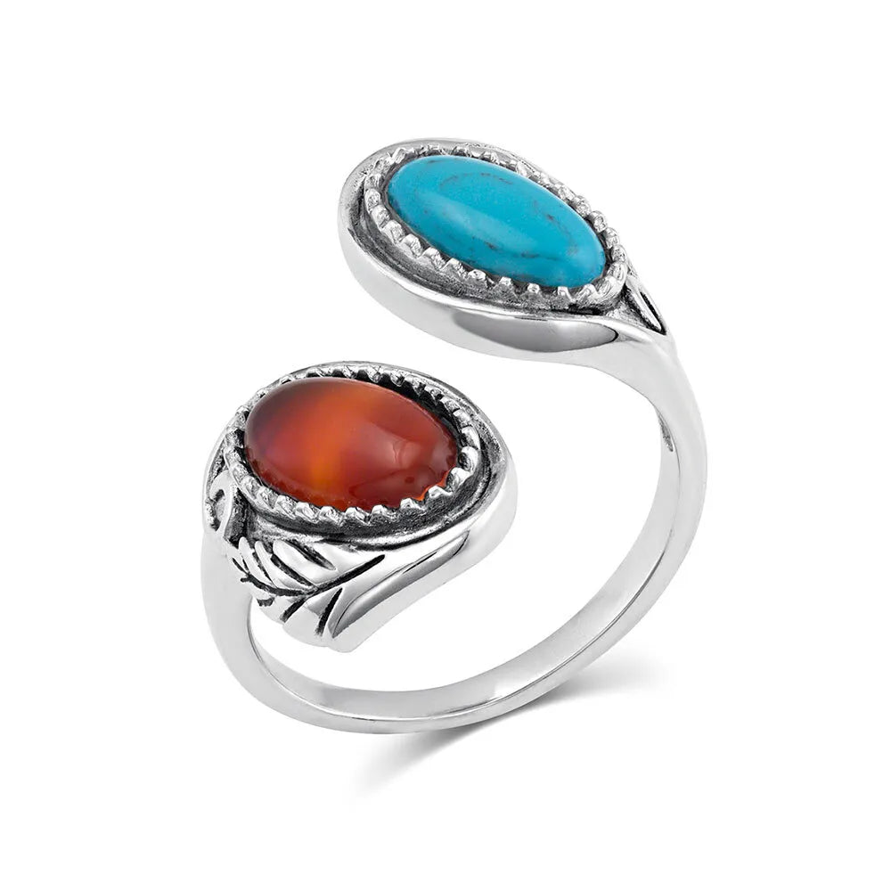 Earth and Sky Adjustable Ring