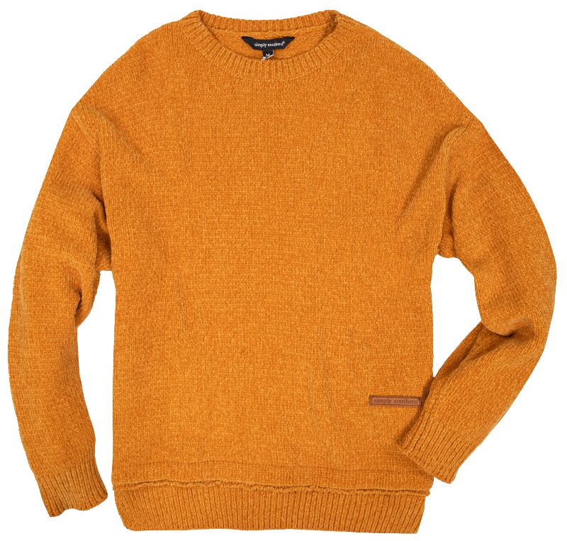 Final Sale ✨ Simply Southern Pumpkin Spice Chenille Sweater