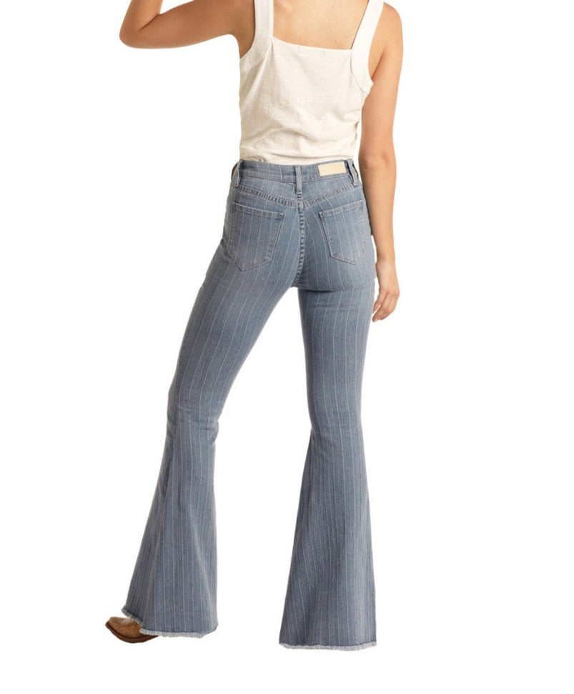 Suzi Denim & White Stripe Women's Bell