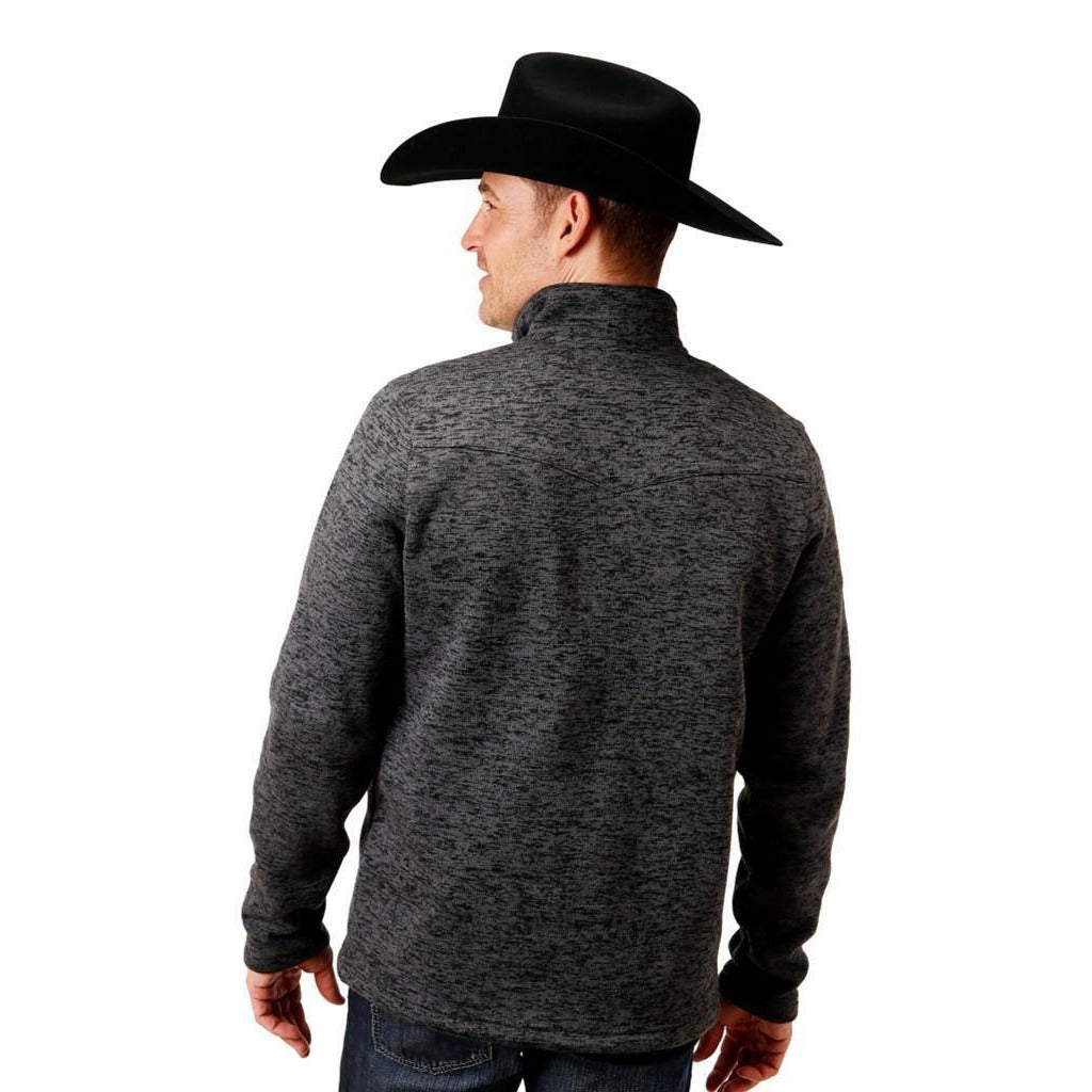 Stetson Western Sweatshirt Mens Knit Gray 11-014-0120-7032
