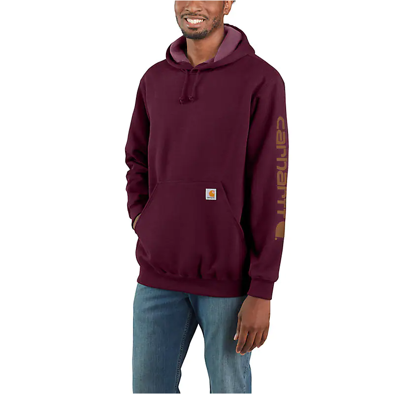 Carhartt Logo Loose Fit Sweatshirt Port TS0288