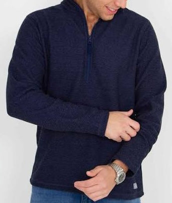 Final Sale ✨Simply Southern Men's Quarter Zip Navy