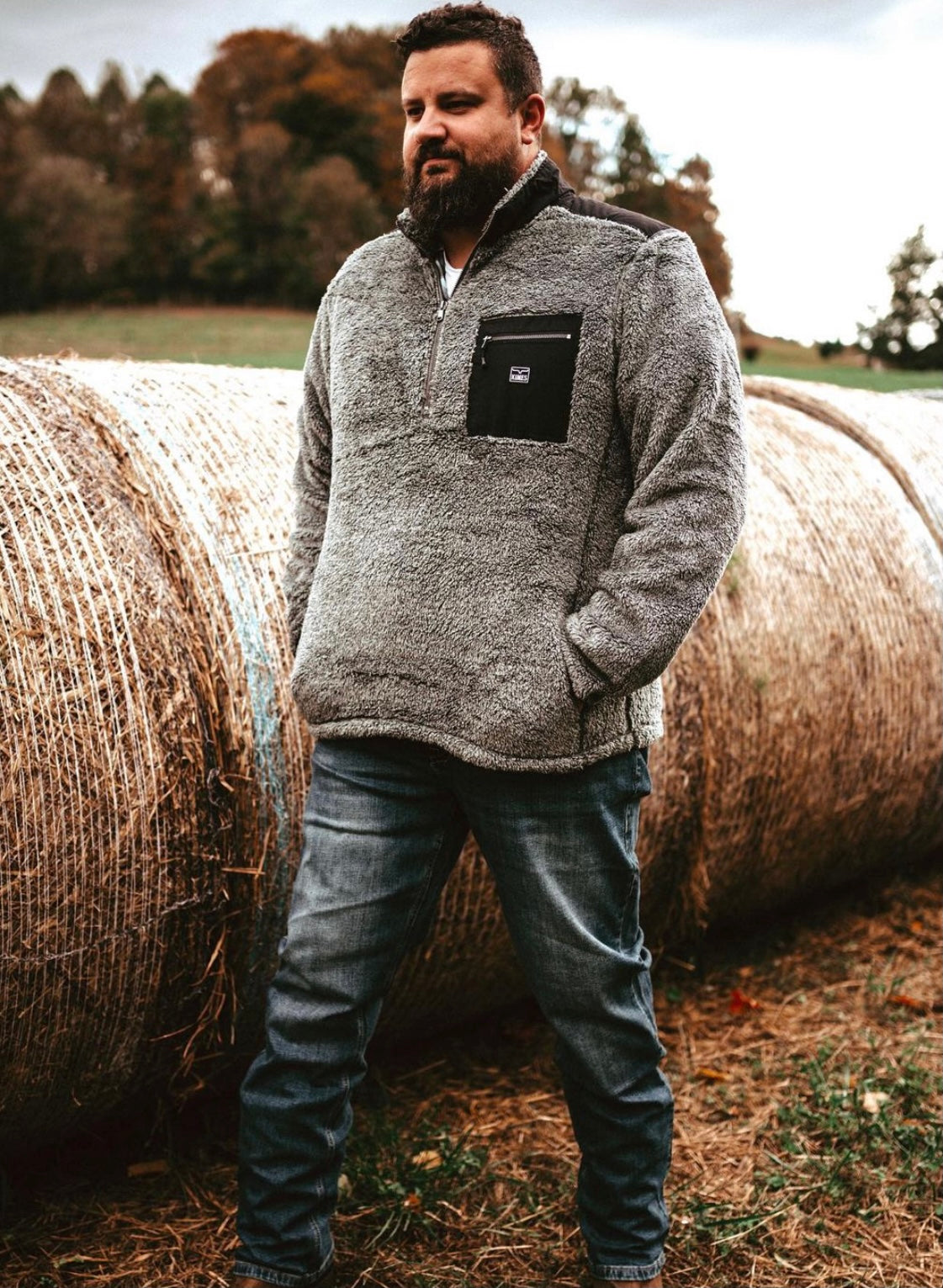 Final Sale✨ Kimes Ranch Men's Whiskey Sweater Grey