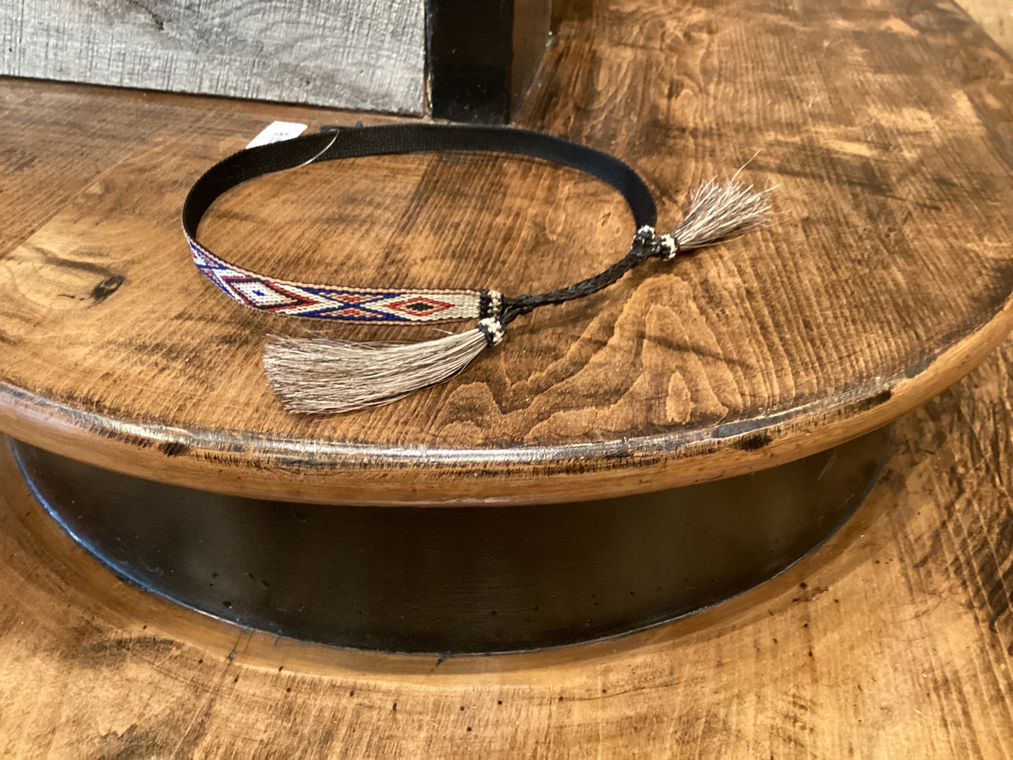 Twister Horse Hair Dark Hat Band