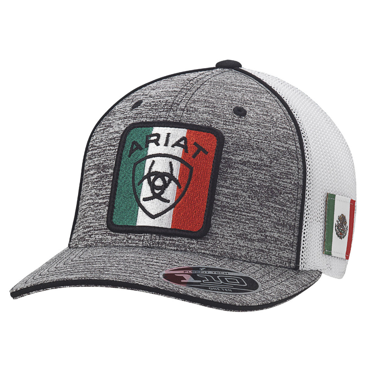 Ariat Men's Mexican Flag SnapBack Gray