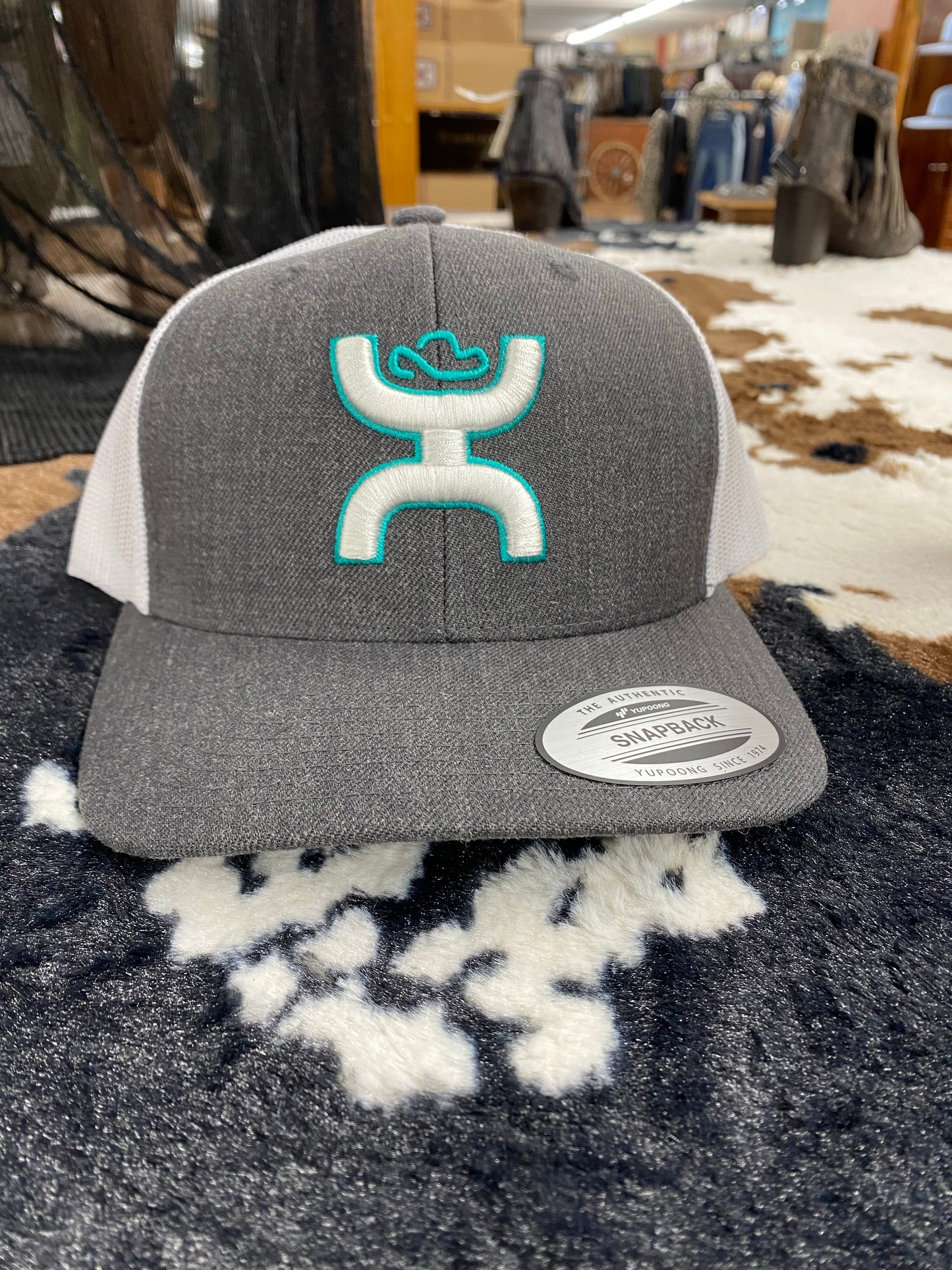 Hooey Sterling Snapback Grey and Teal