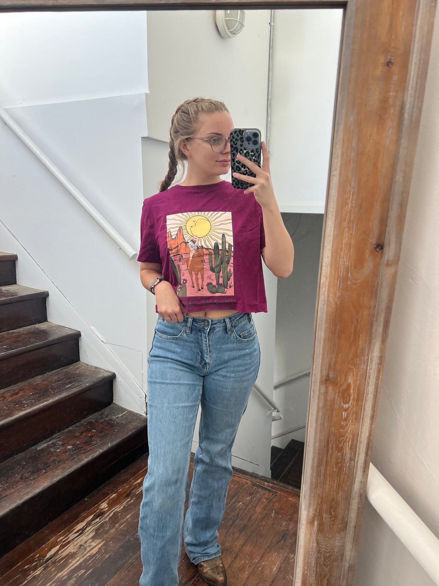 Wrangler Desert Rider Cropped Women’s T-Shirt