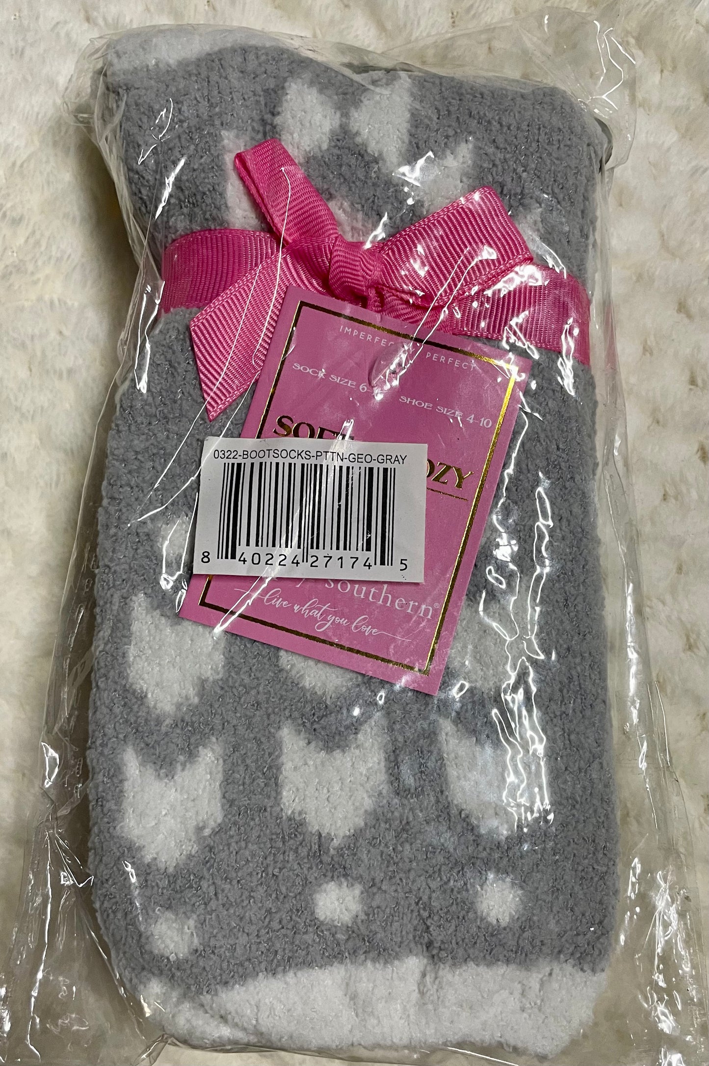 Fuzzy Bootsocks Simply Southern
