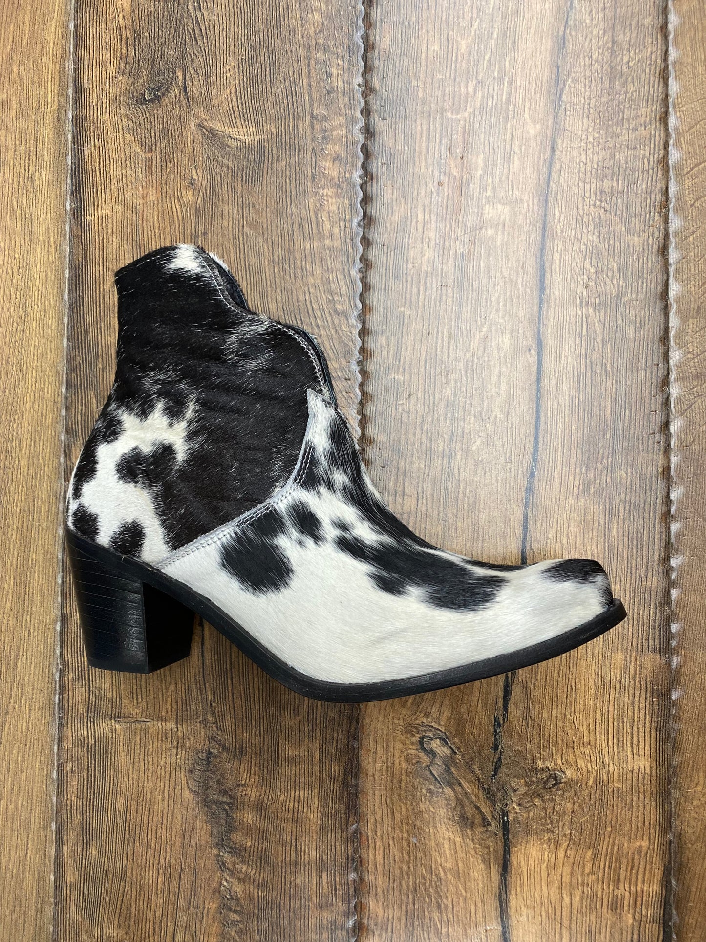 Agave sky hair on hide made in mexico ankle boots
