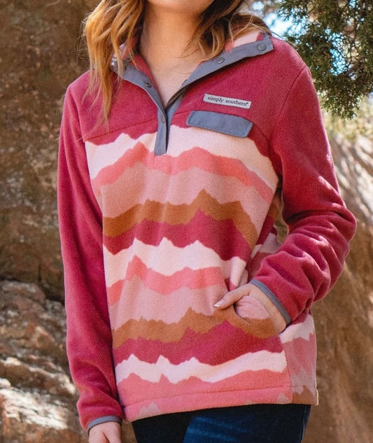 Simply Southern Ladies Fleece Pullover
