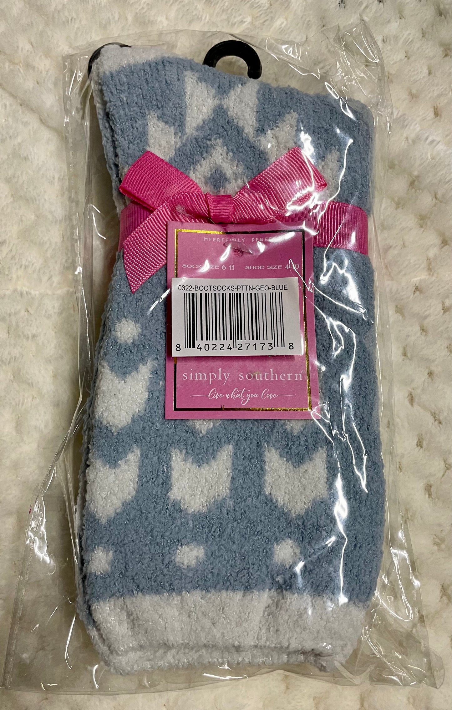 Fuzzy Bootsocks Simply Southern