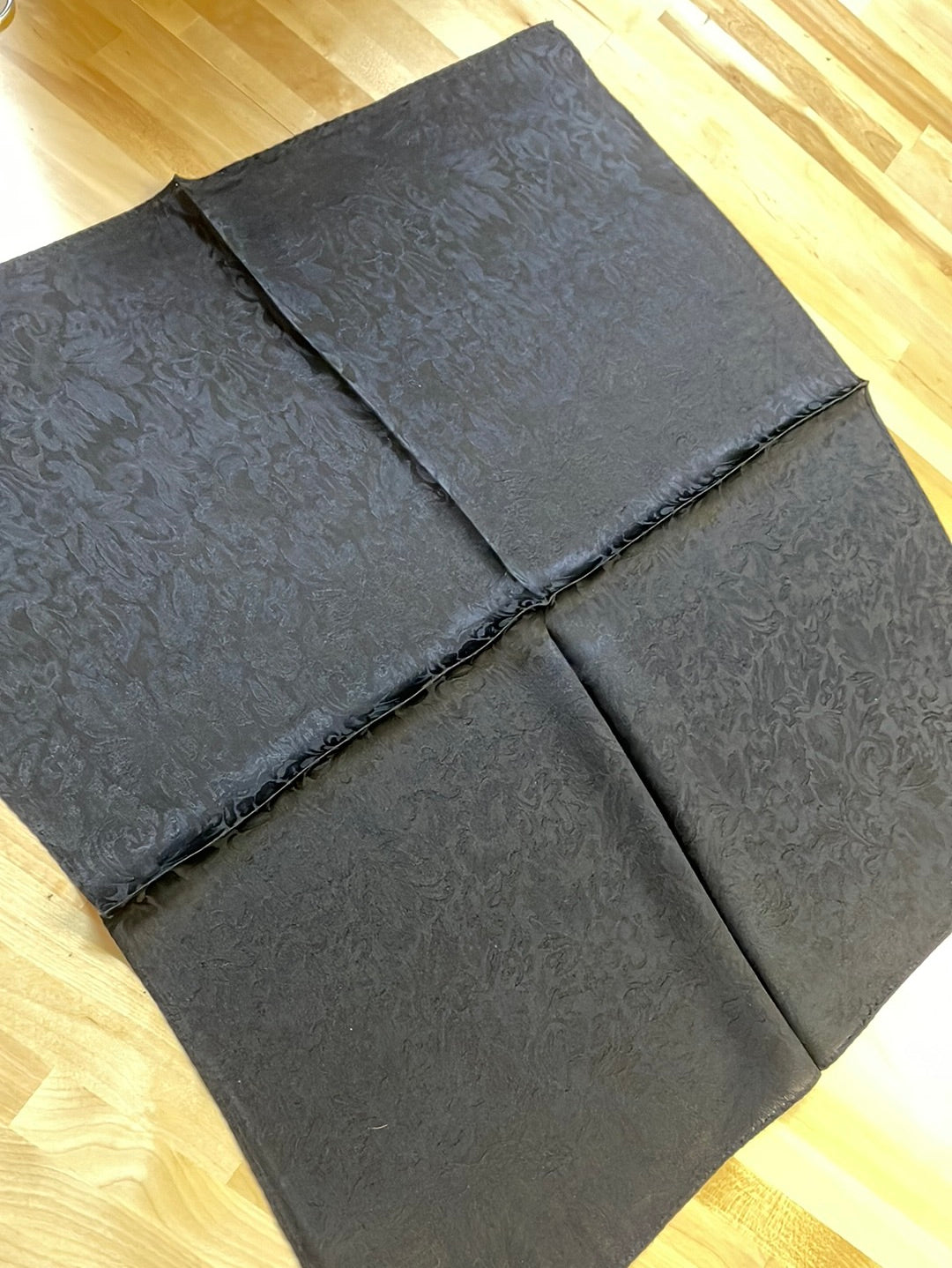 Etched Black Wild Rag - Half Size